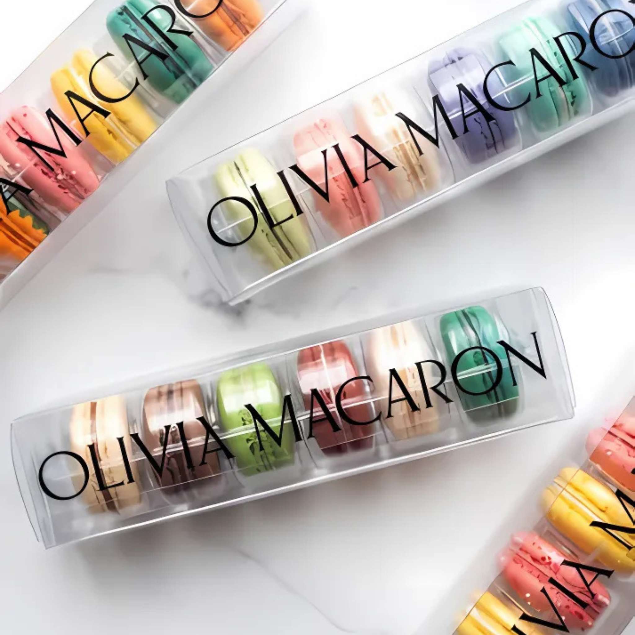 Favor Box | 6 macarons - Olivia Macaron