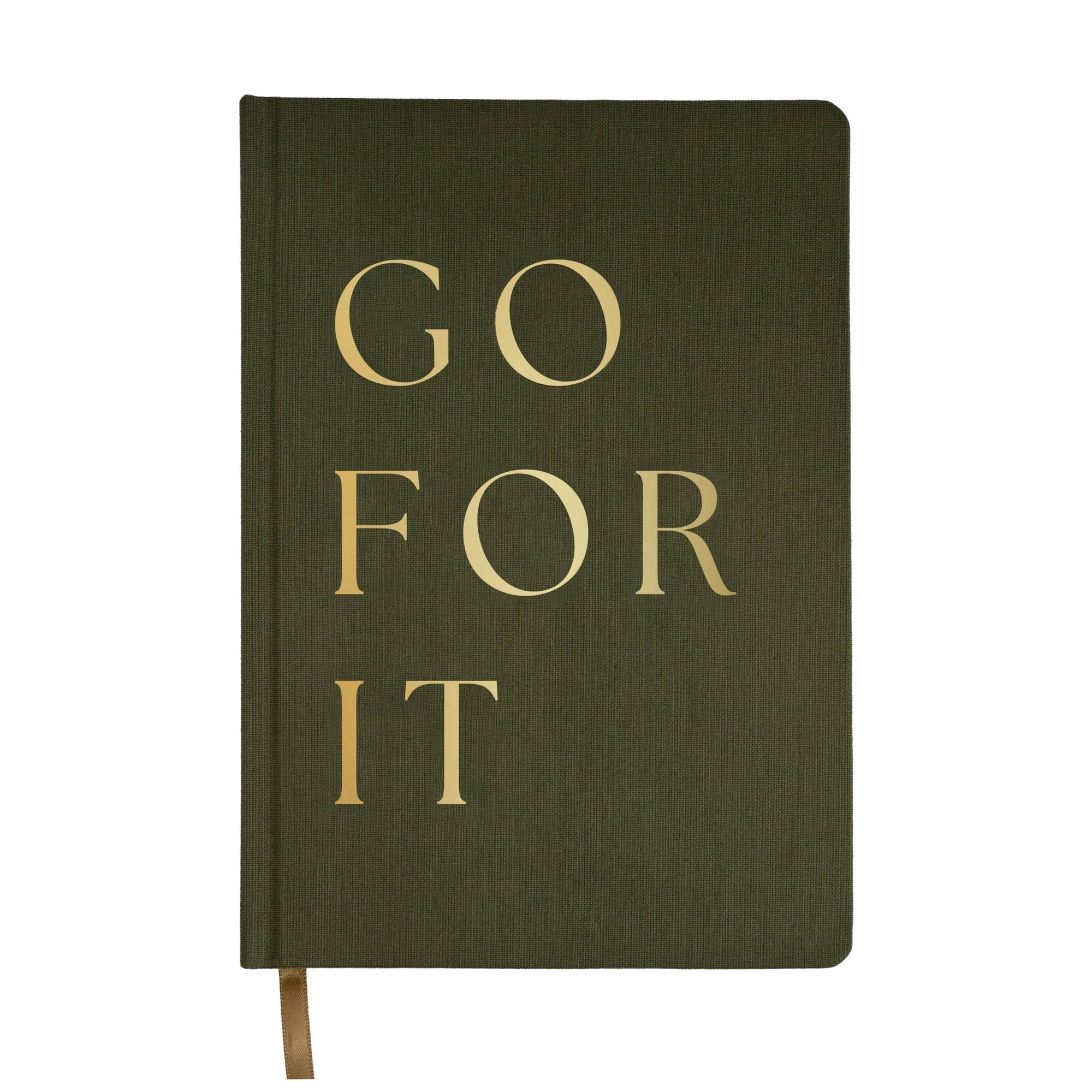 Go For It Fabric Journal - Home Decor & Gifts - Olivia Macaron