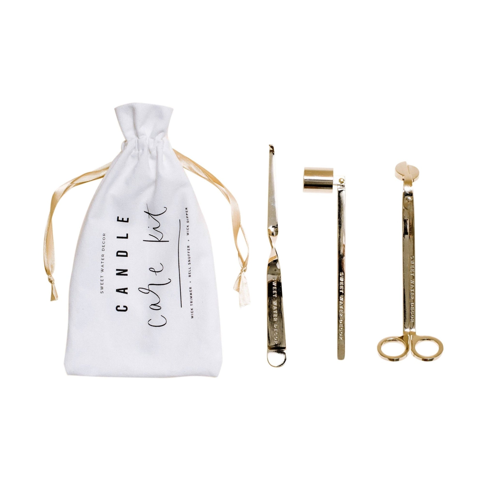 Gold Candle Care Kit - Home Decor & Gifts - Olivia Macaron