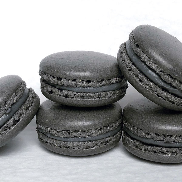 Baking a Difference with Charcoal Lemonade Macarons - Olivia Macaron
