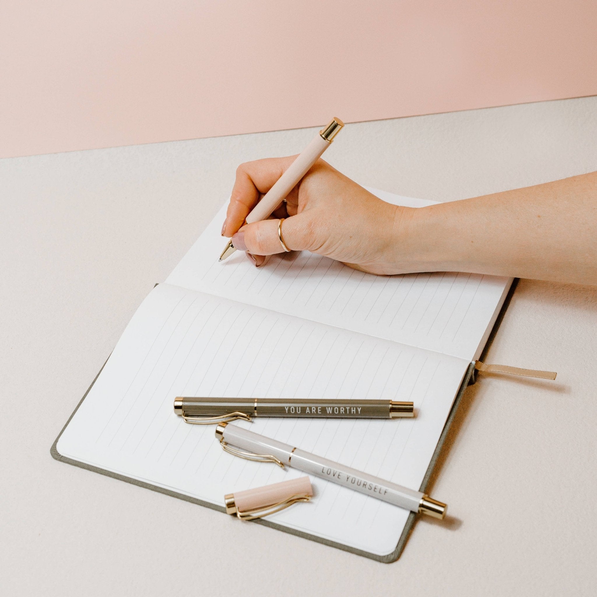Go For It Metal Pen Set - Home Decor & Gifts - Olivia Macaron