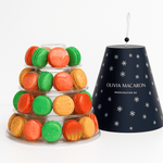 Holiday Macaron Tower - Olivia Macaron