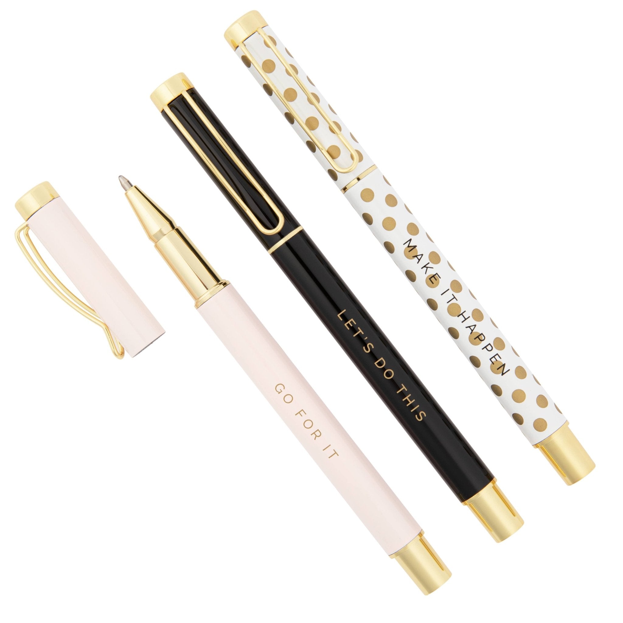 Inspirational Metal Pen Set - Home Decor & Gifts - Olivia Macaron
