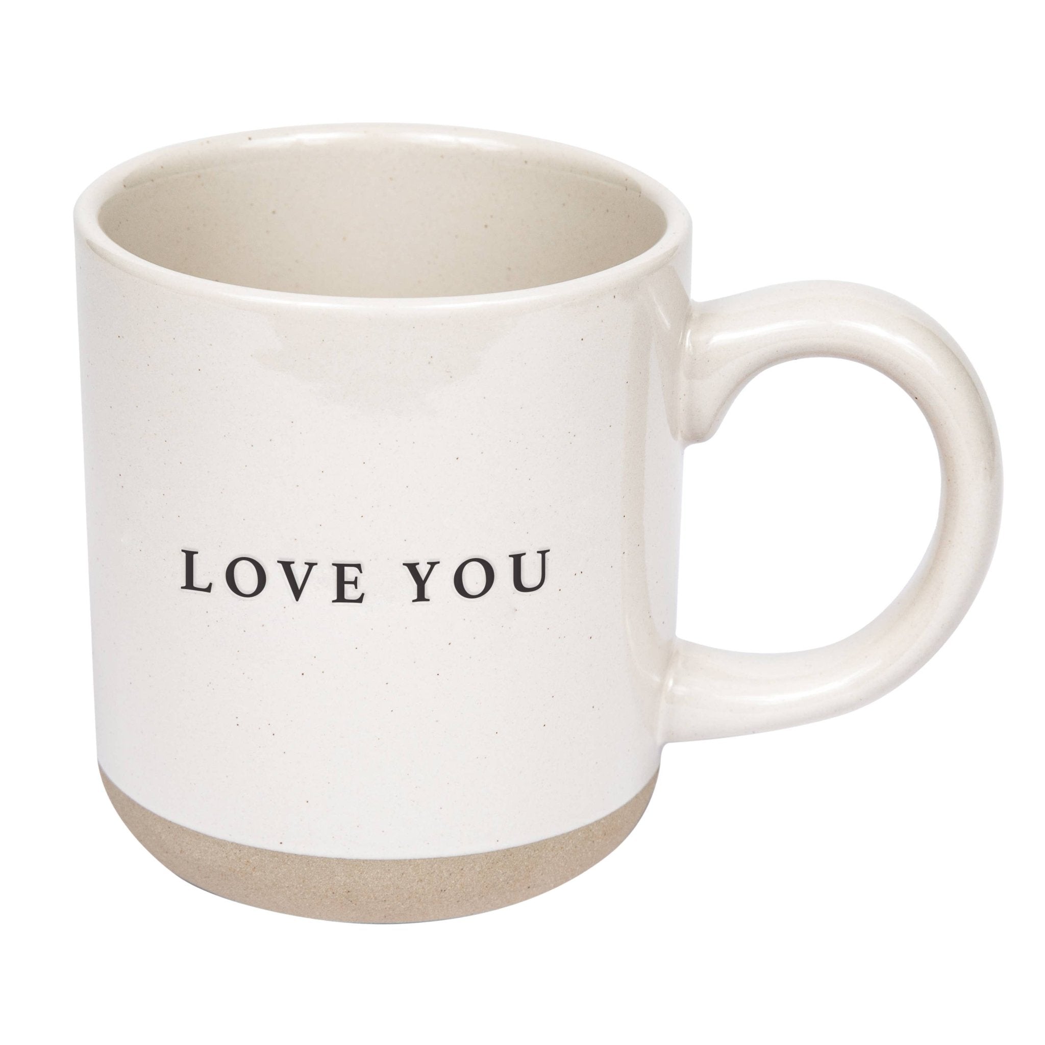 Love You Stoneware Coffee Mug - Gifts & Home Decor - Olivia Macaron