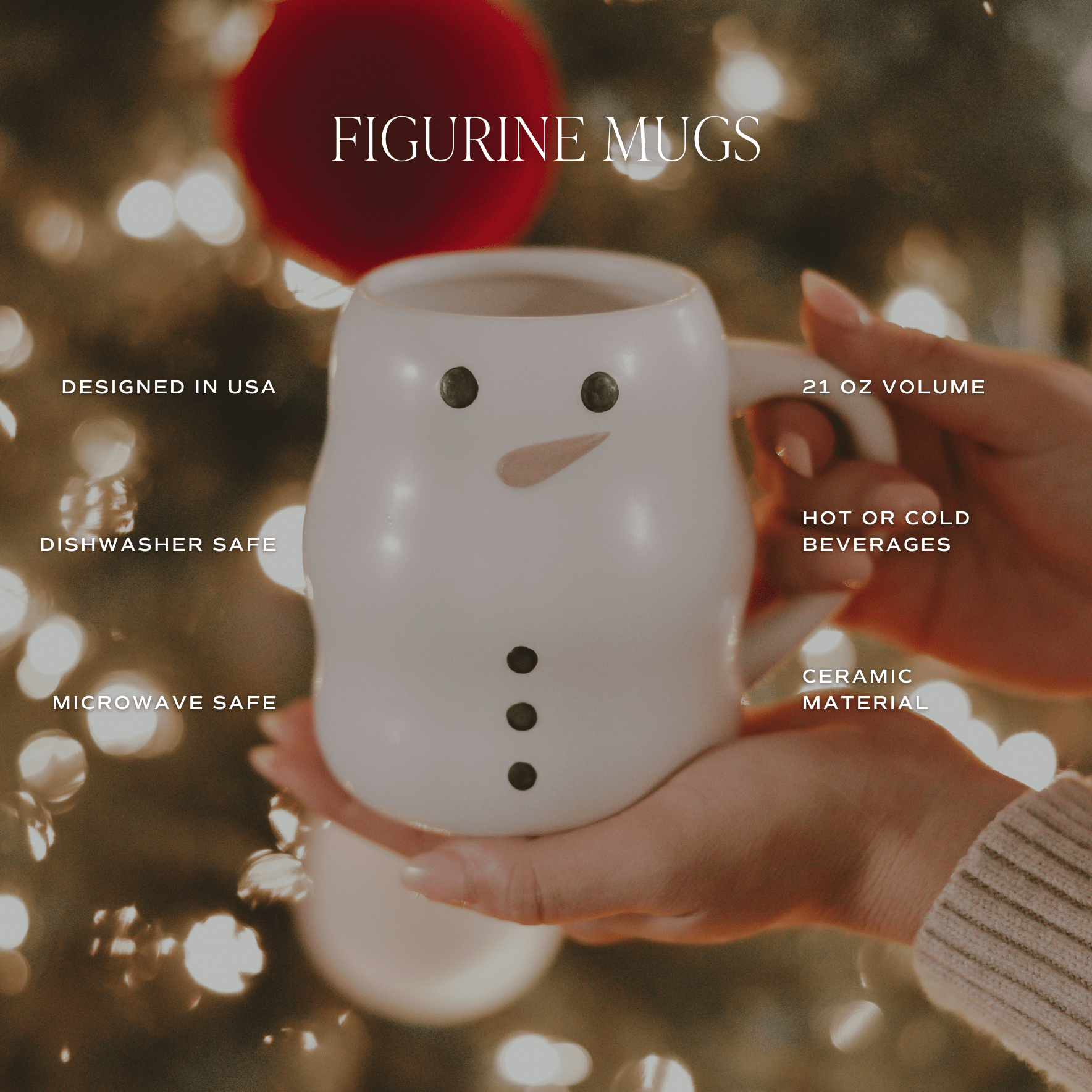 *NEW* Snowman Coffee Mug - Christmas Decor & Gifts - Olivia Macaron