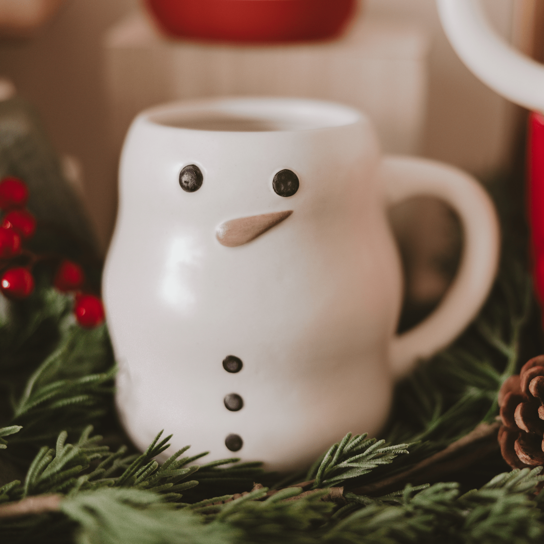*NEW* Snowman Coffee Mug - Christmas Decor & Gifts - Olivia Macaron