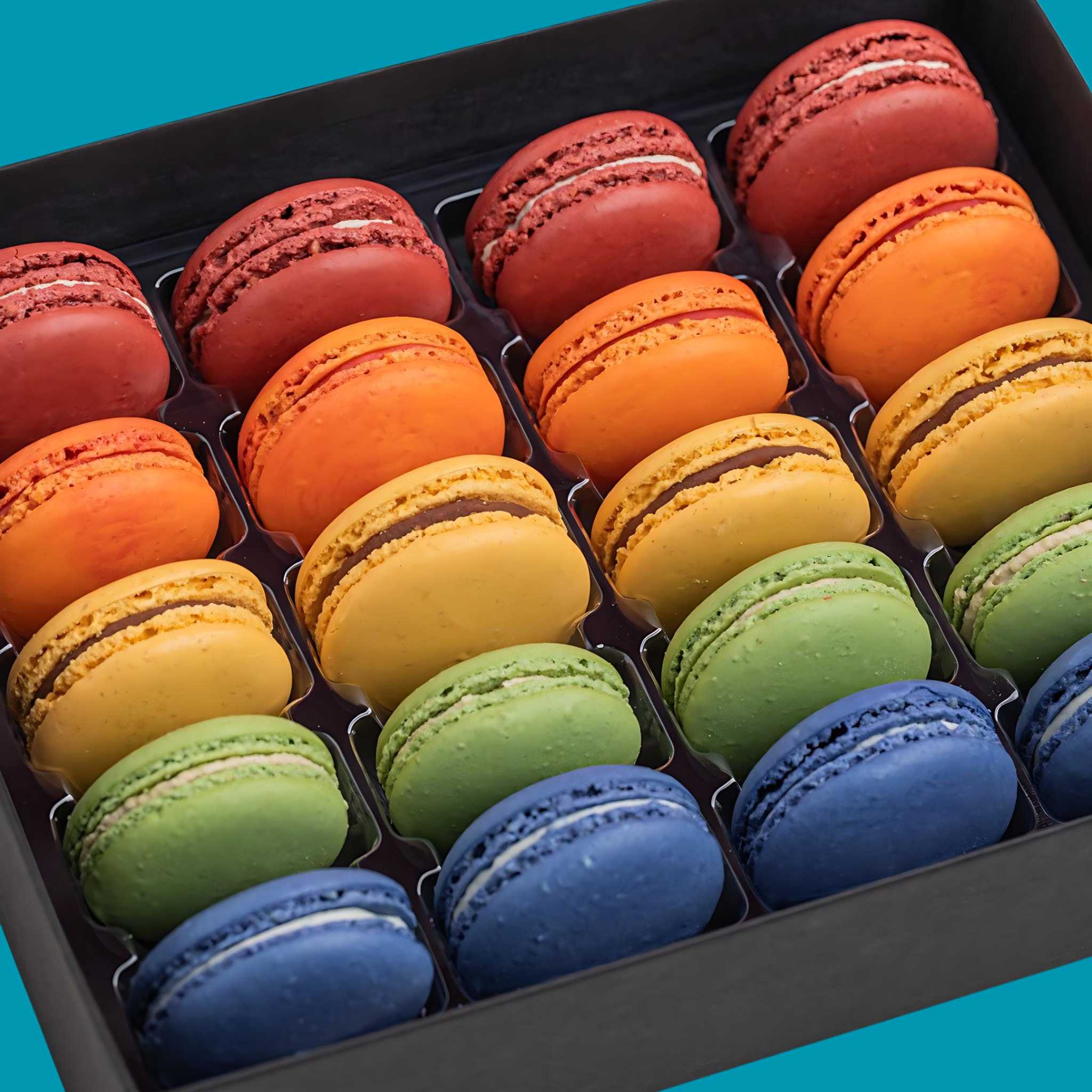 Rainbow Macaron Gift Box - Olivia Macaron