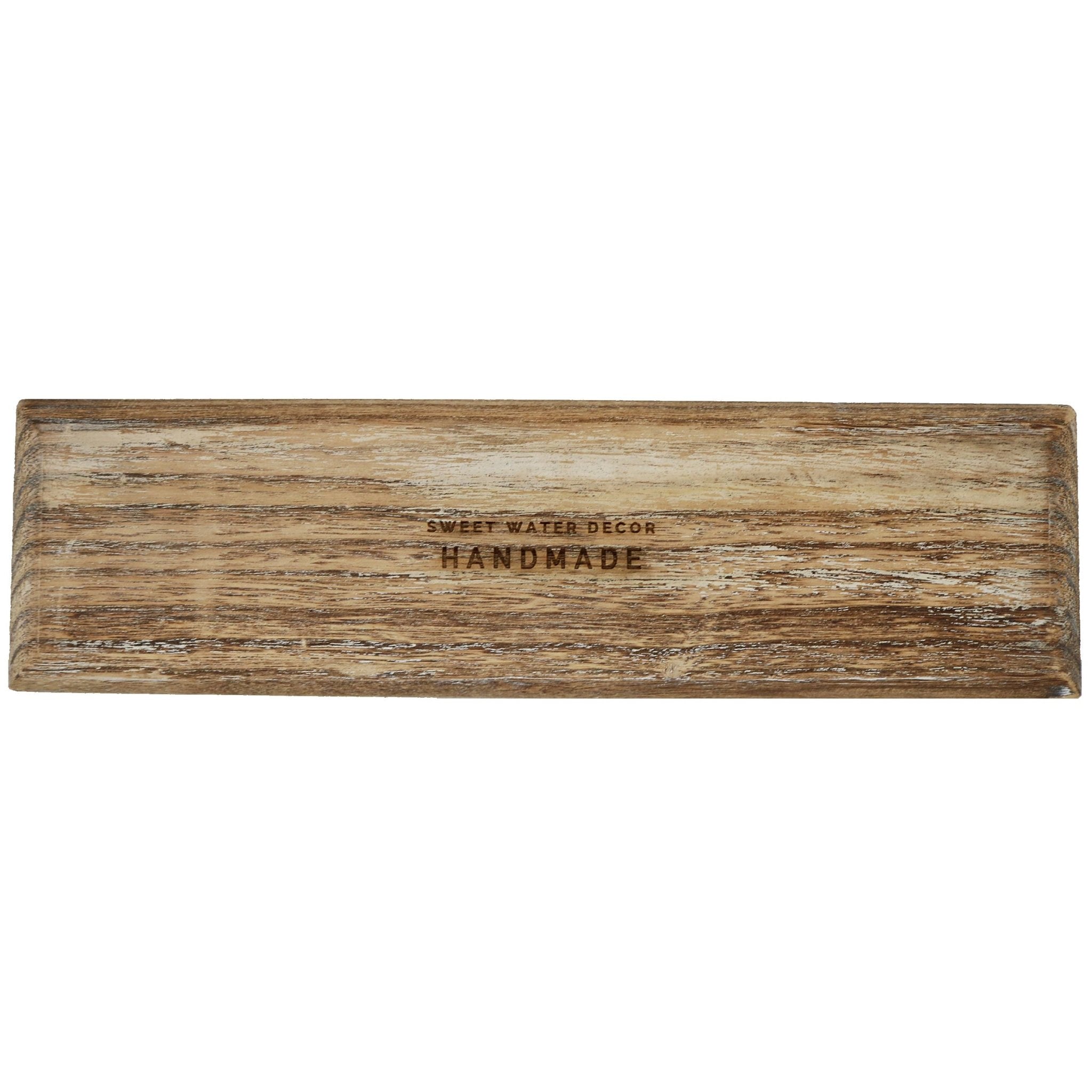 Rectangular Rustic Wood Decorative Tray - Home Decor & Gifts - Olivia Macaron
