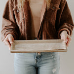 Rectangular Rustic Wood Decorative Tray - Home Decor & Gifts - Olivia Macaron