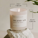 Salt and Sea 11 oz Soy Candle - Home Decor & Gifts - Olivia Macaron