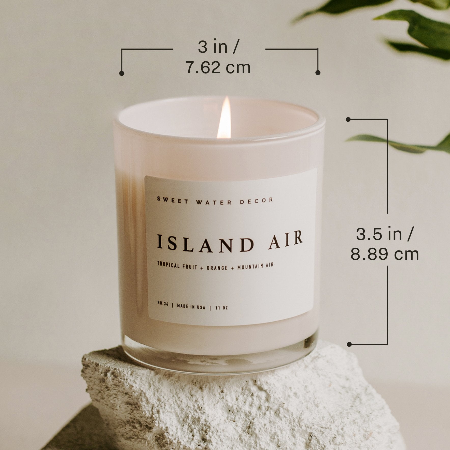 Salt and Sea 11 oz Soy Candle - Home Decor & Gifts - Olivia Macaron