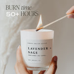 Salt and Sea 11 oz Soy Candle - Home Decor & Gifts - Olivia Macaron