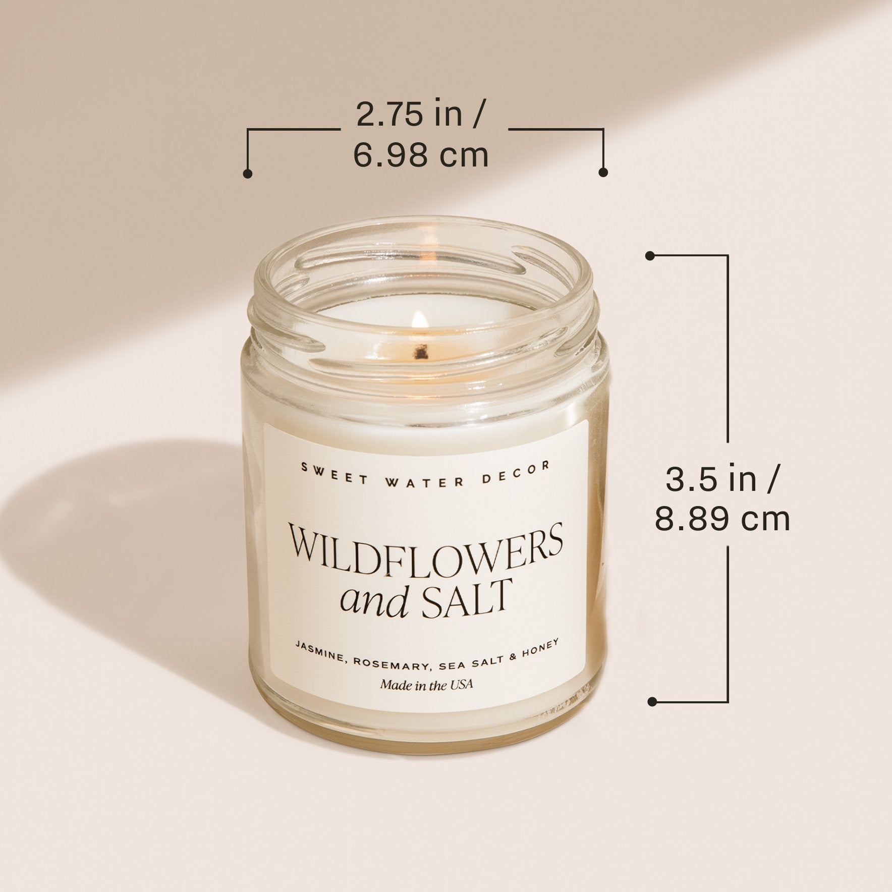 Sandalwood Rose 9 oz Soy Candle - Home Decor & Gifts - Olivia Macaron