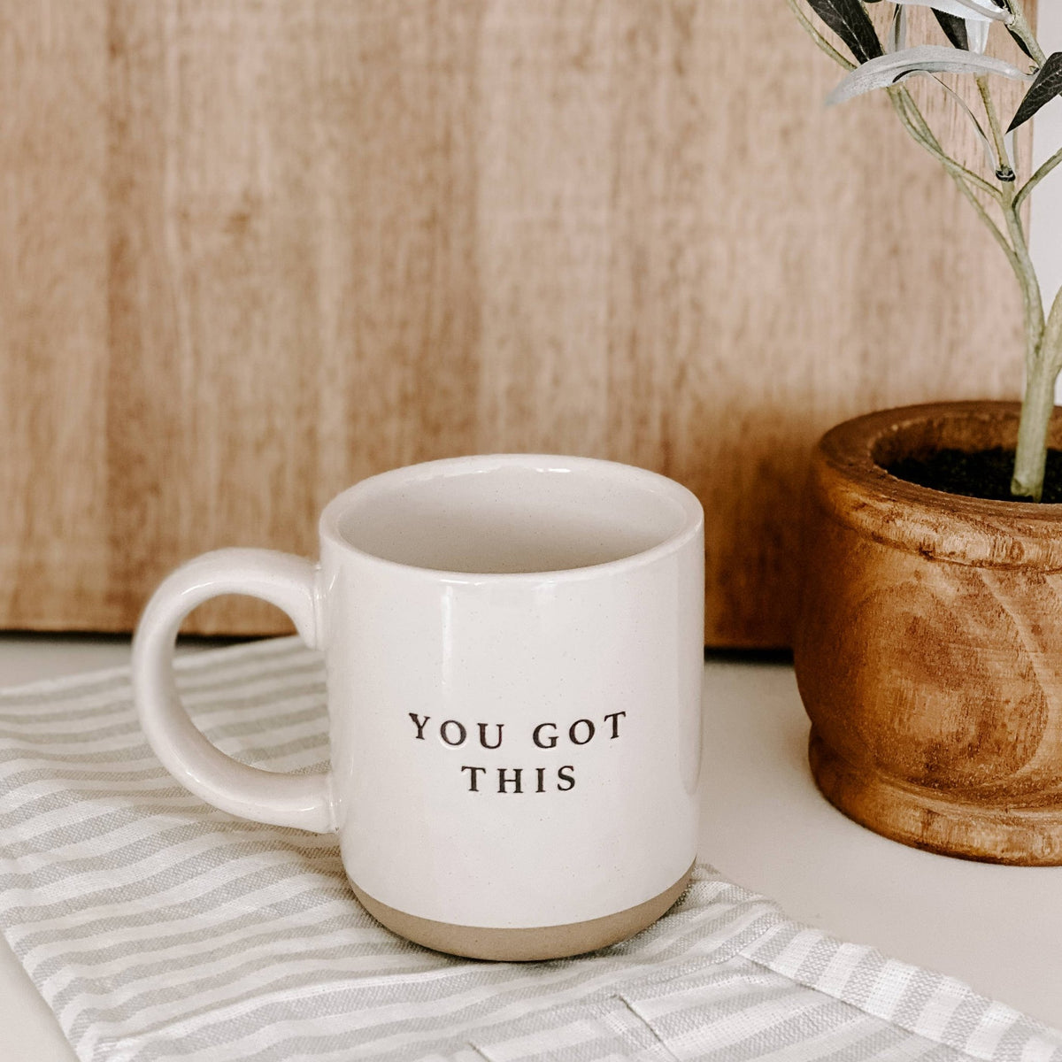 You Got This Stoneware Coffee Mug - Home Decor &amp; Gifts - Olivia Macaron