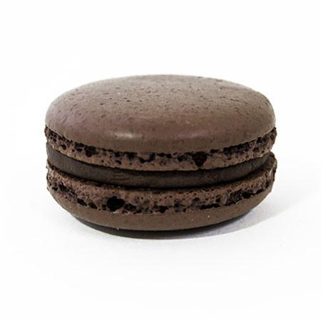 Chocolate Cherry Truffle (Vegan) - Olivia Macaron