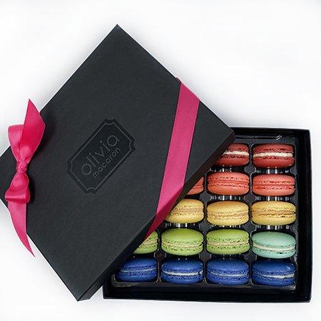 Rainbow Macaron Gift Box - Olivia Macaron